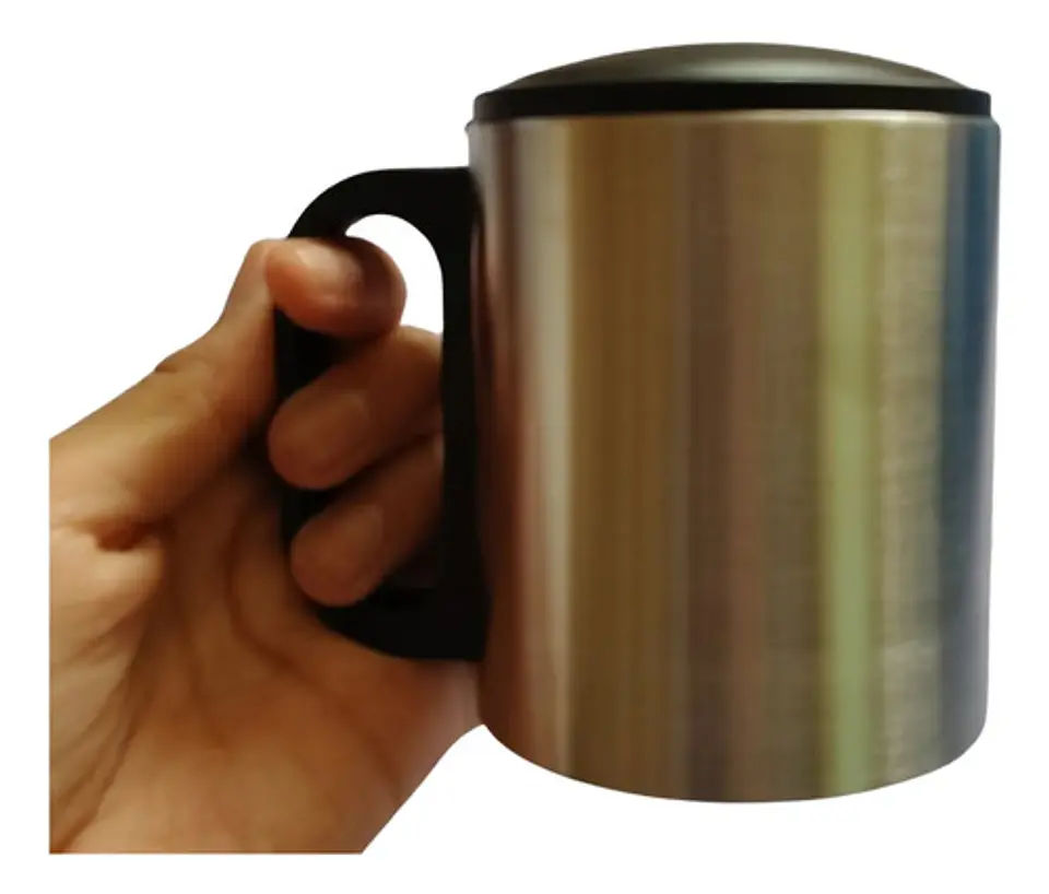 Taza Termica De Acero Inoxidable Con Tapa Hermetica 220 Ml 2