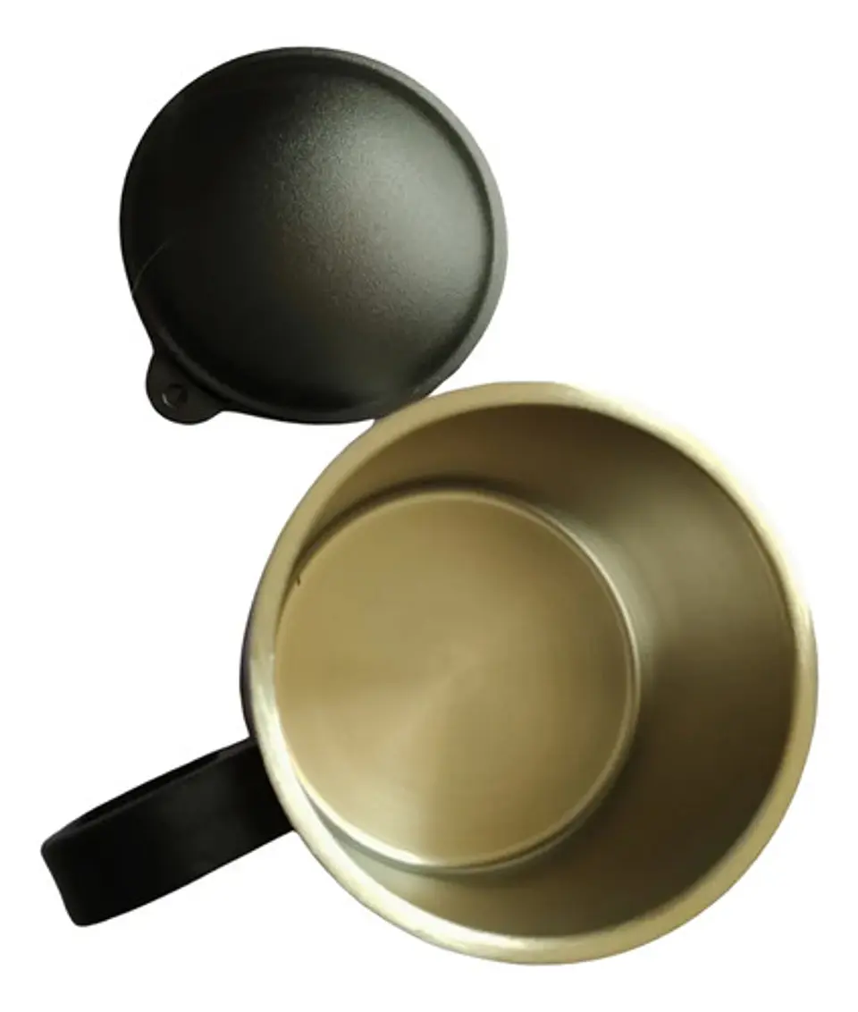Taza Termica De Acero Inoxidable Con Tapa Hermetica 220 Ml 4