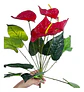 Gladiolo Artificial Rojo Decorativo Para Hogar Y Tus Eventos - Miniatura 3