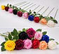 Rosa Artificial Multicolor Elegante Para Decorar Tus Espacio - Miniatura 1
