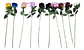 Rosa Artificial Multicolor Elegante Para Decorar Tus Espacio - Miniatura 6