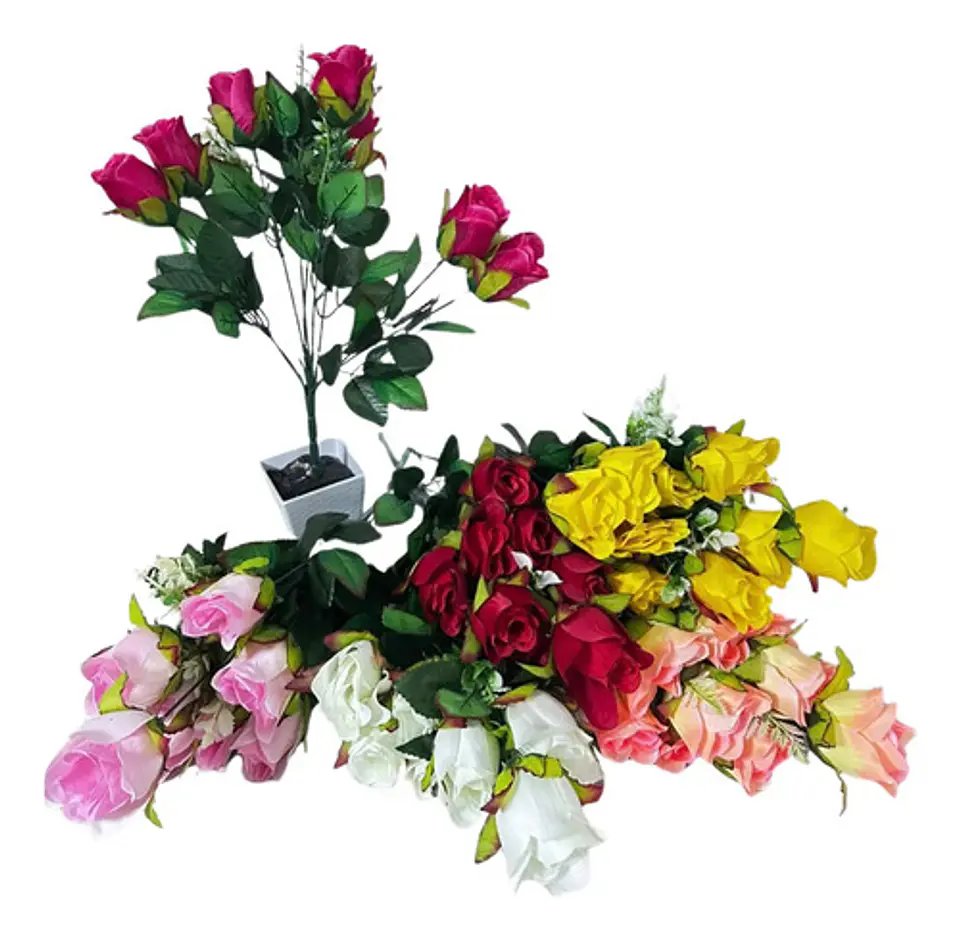 Rosas Artificiales Multicolor Para Decorar Hogar Y Tu Evento 5