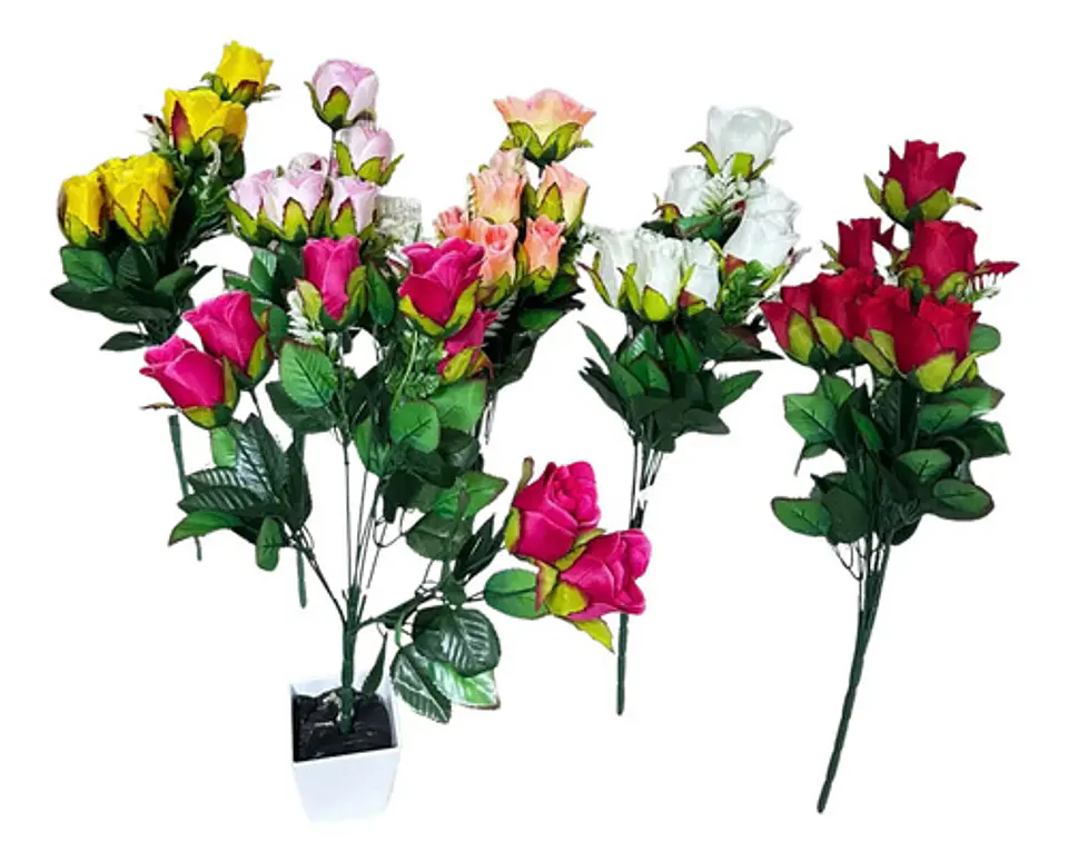 Rosas Artificiales Multicolor Para Decorar Hogar Y Tu Evento 6