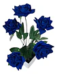 Ramo De Rosas Artificiales Multicolor Para Decorar Tu Hogar - Miniatura 6