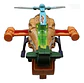 Helicóptero Militar De Juguete Con Luz Led Caqui - Miniatura 4