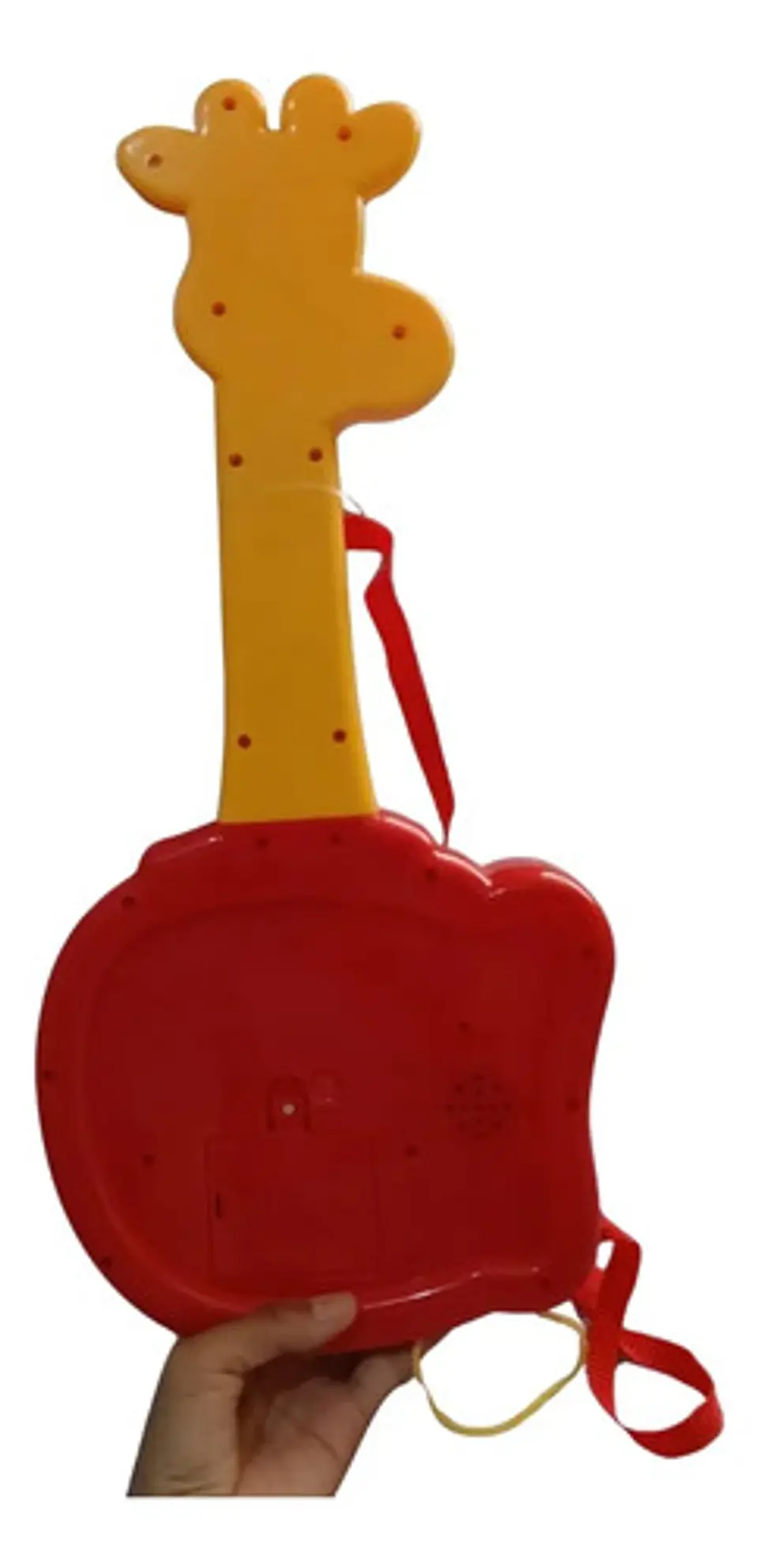 Juguete Musical Teléfono Y Guitarra Jirafa Educativo Español Amarillo 2