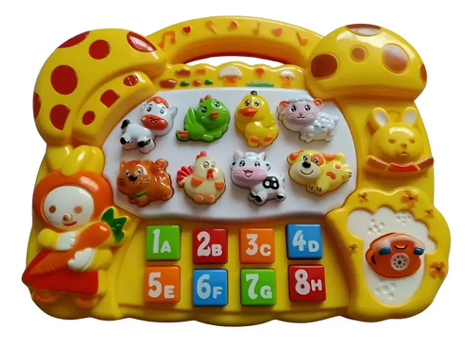 Juguete Didáctico De Granja Con Sonidos De Animales 1