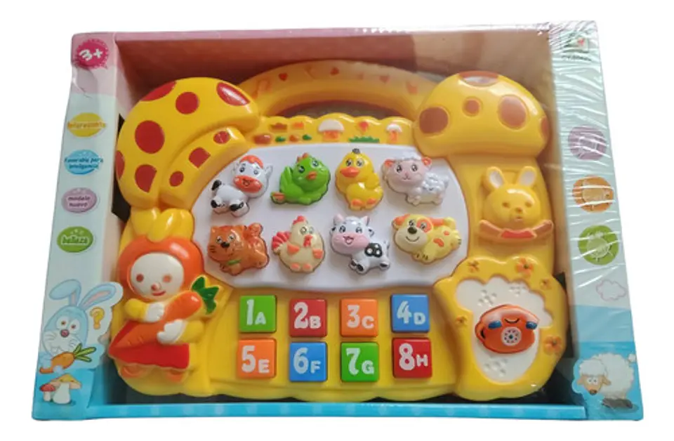Juguete Didáctico De Granja Con Sonidos De Animales 4