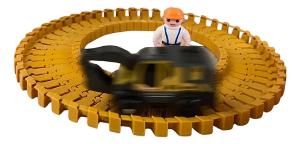 Pista De Carros Infantil De Construcción Para Jugar 7