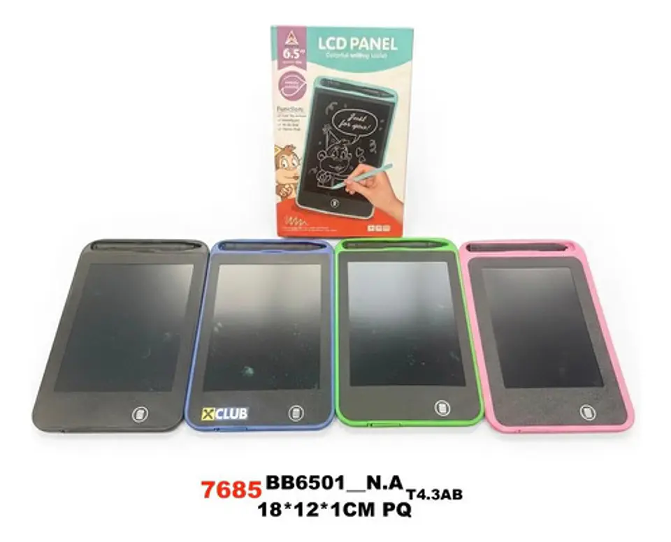 Tableta Pizarra Mágica Lcd 6.5 Pulgadas Para Dibujo Y Notas 6