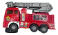 Camión De Bomberos Infantil Con Escalera Extensible Rojo - Miniatura 4