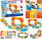 Pista Magnética De Tren Infantil Con Circuito Y Curvas - Miniatura 1