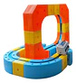 Pista Magnética De Tren Infantil Con Circuito Y Curvas - Miniatura 3