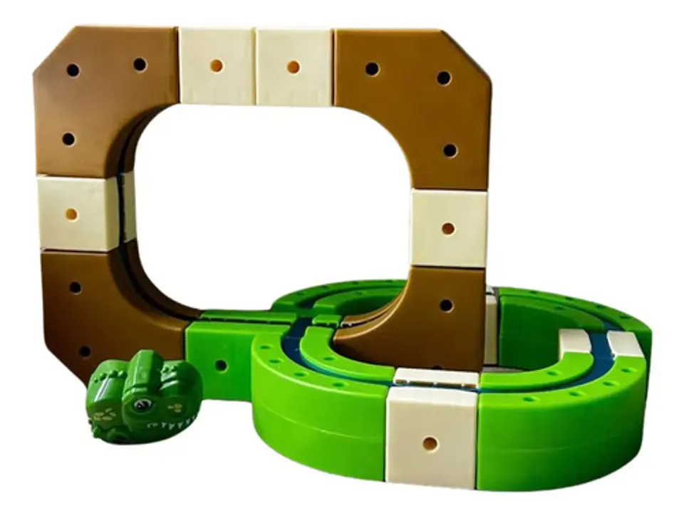 Pista Magnética De Dinosaurio Infantil Con Tren Y Circuito 3