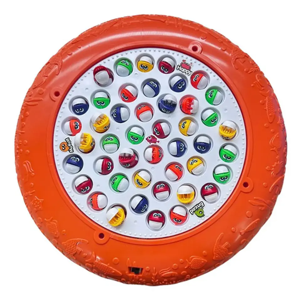 Juego De Pesca Infantil Con Peces De Colores Y Cañas 3