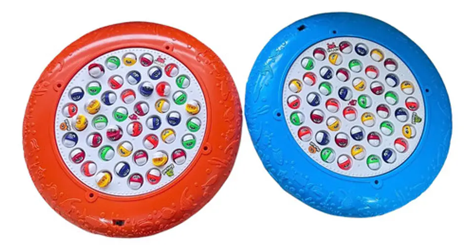 Juego De Pesca Infantil Con Peces De Colores Y Cañas 4