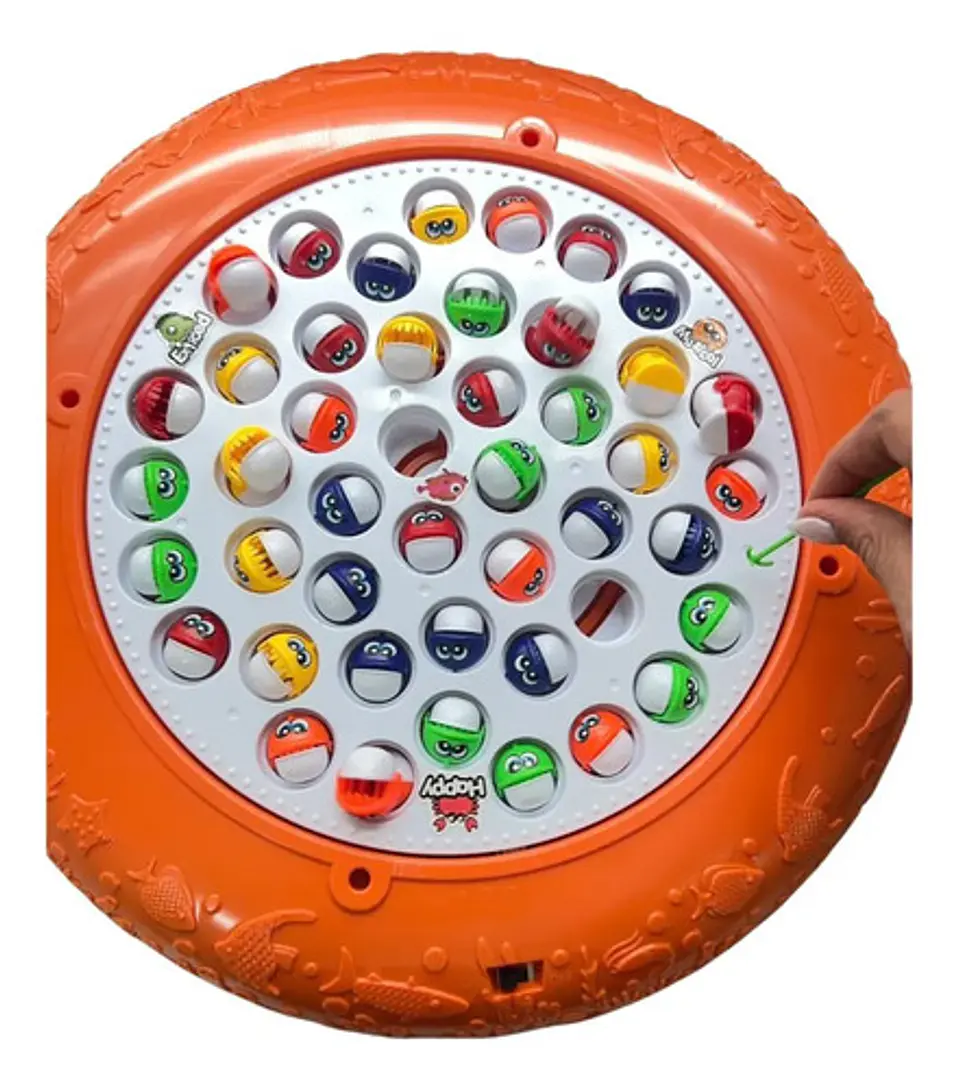 Juego De Pesca Infantil Con Peces De Colores Y Cañas 5