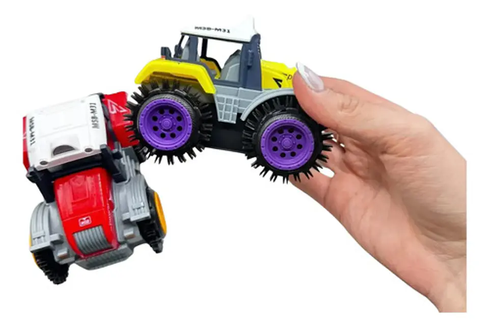 Tractor Agrícola Infantil De Juguete Con Ruedas Grandes 4