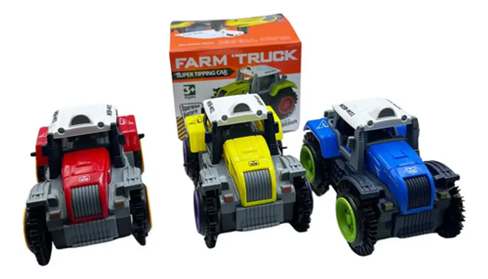 Tractor Agrícola Infantil De Juguete Con Ruedas Grandes 5