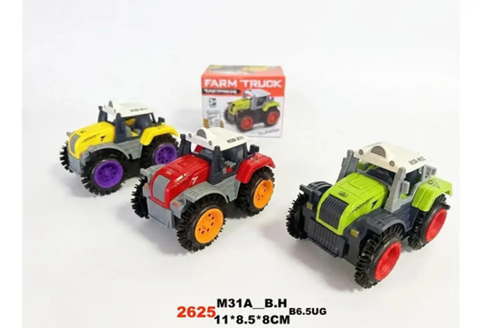 Tractor Agrícola Infantil De Juguete Con Ruedas Grandes 6