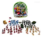 Set Militar 80 Piezas Soldados Tanques Y Aviones Multicolor - Miniatura 1
