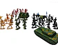 Set Militar 80 Piezas Soldados Tanques Y Aviones Multicolor - Miniatura 2
