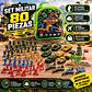 Set Militar 80 Piezas Soldados Tanques Y Aviones Multicolor - Miniatura 5