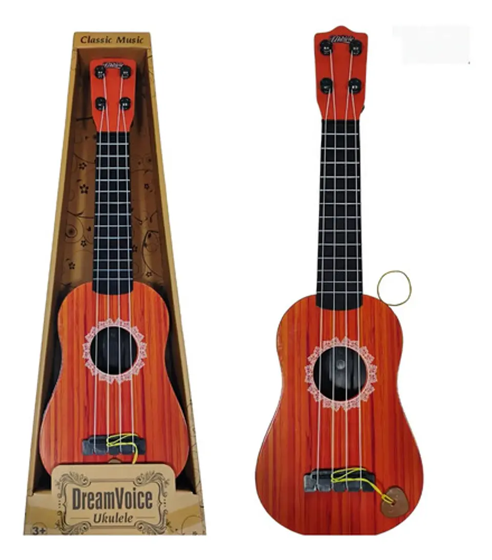 Ukelele Infantil De 4 Cuerdas Color Madera 3
