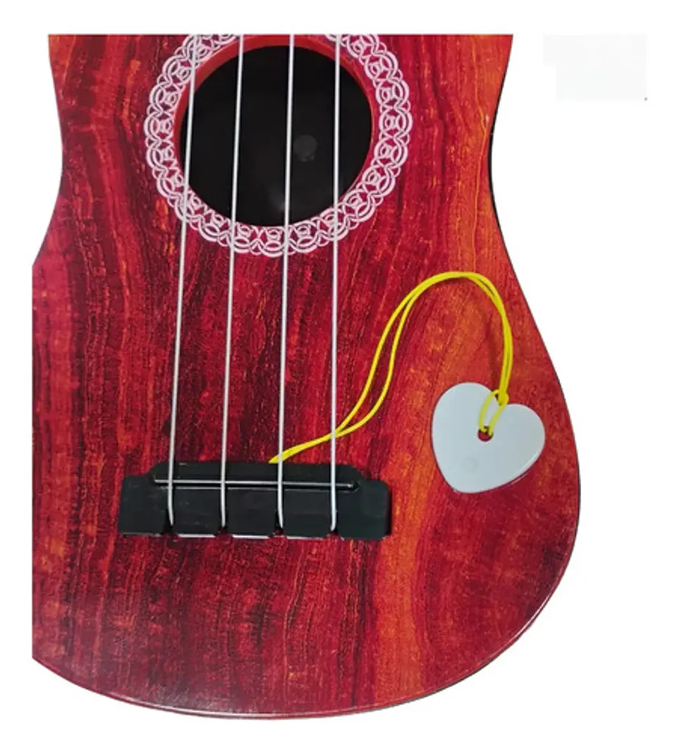 Ukelele Infantil De 4 Cuerdas Color Madera 6