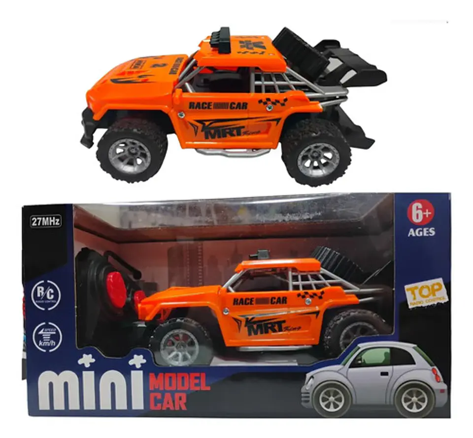 Carro Todoterreno De Juguete Llantas Grandes 4