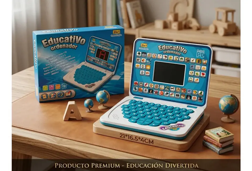 Laptop Educativa Laptop De Juguete Interactiva 2 En 1 4
