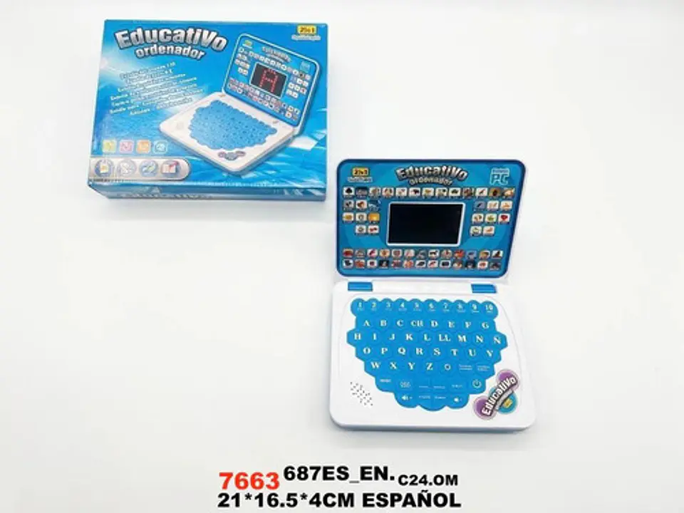 Laptop Educativa Laptop De Juguete Interactiva 2 En 1 7