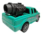 Camioneta De Juguete Pickup Para Niños Diseño Deportivo Camioneta Azul/naranja - Miniatura 3