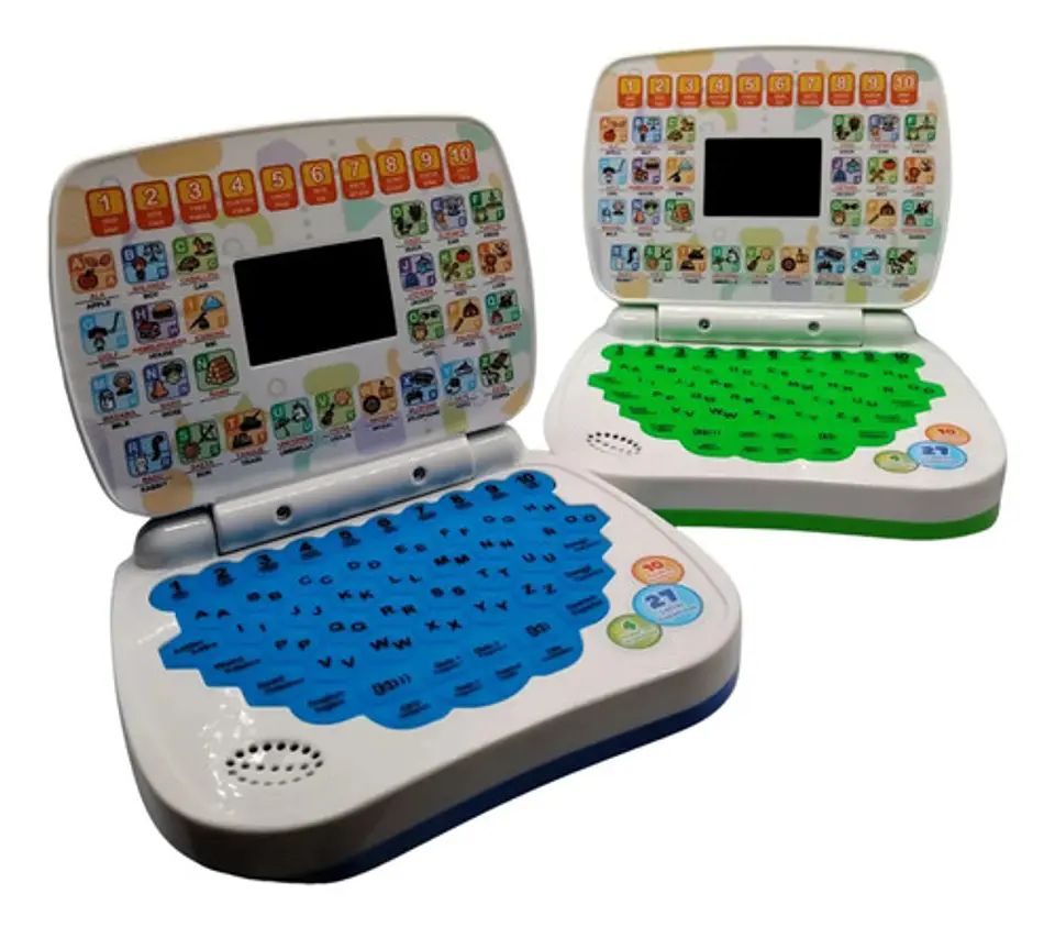 Mini Laptop Didáctica Infantil Aprende Jugando Letras Número 1