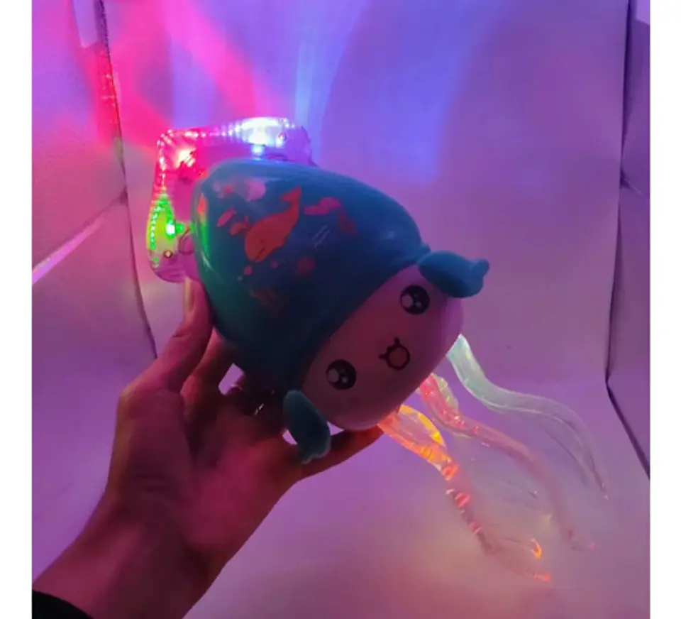 Medusa Acuática Squid Con Luces Led Y Sonido Para Niños 2