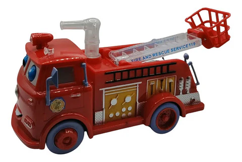 Camión De Bomberos Infantil Con Luces Y Sonidos Realistas Bomberos Rojo