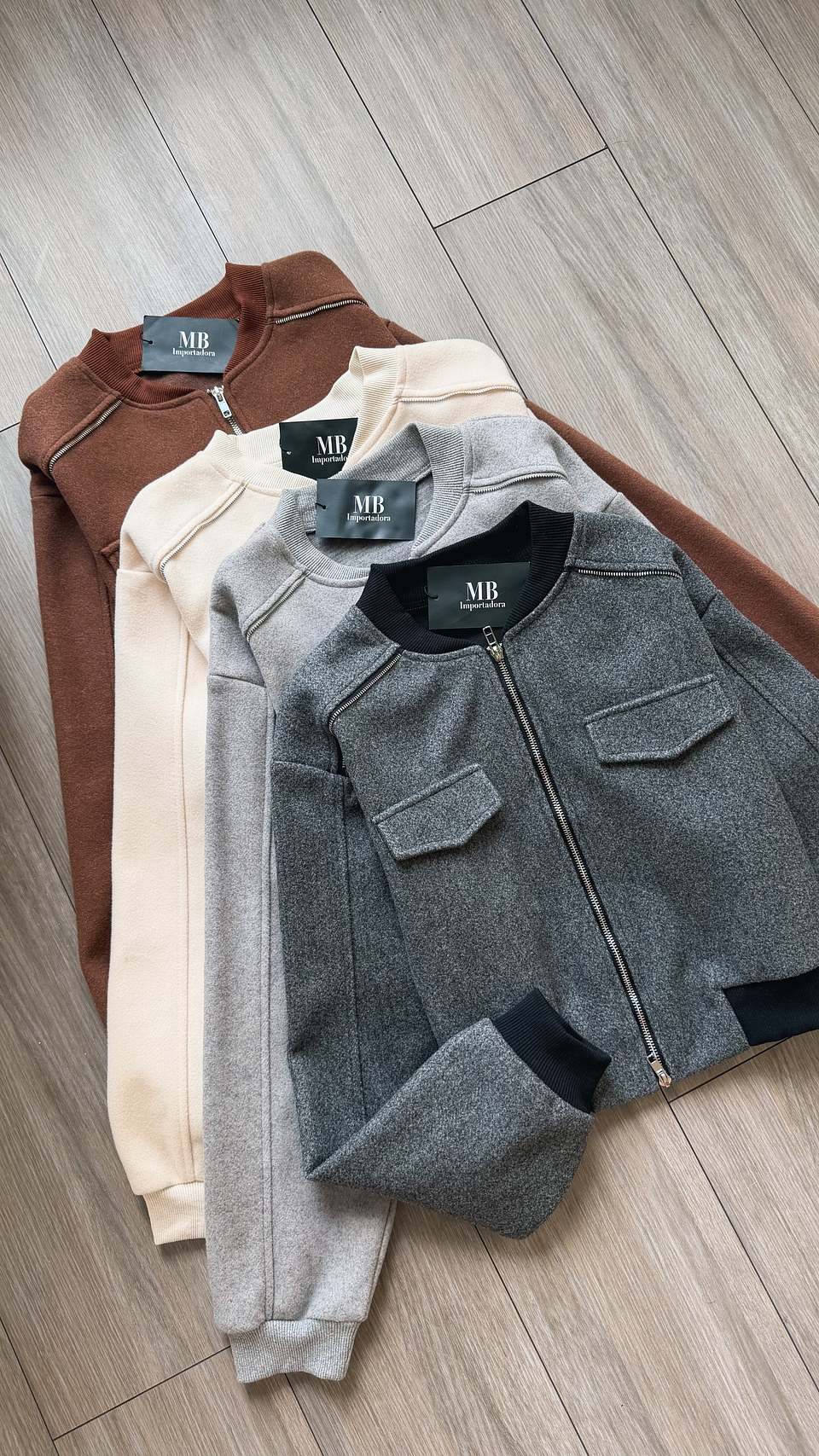 Chaqueta bomber de paño 2