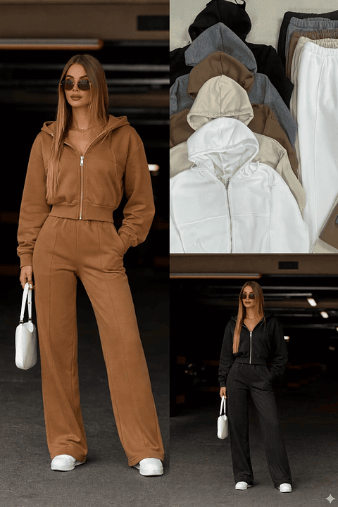 Conjunto de buzo afranelado 