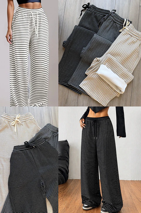 Pantalón de buzo rayas