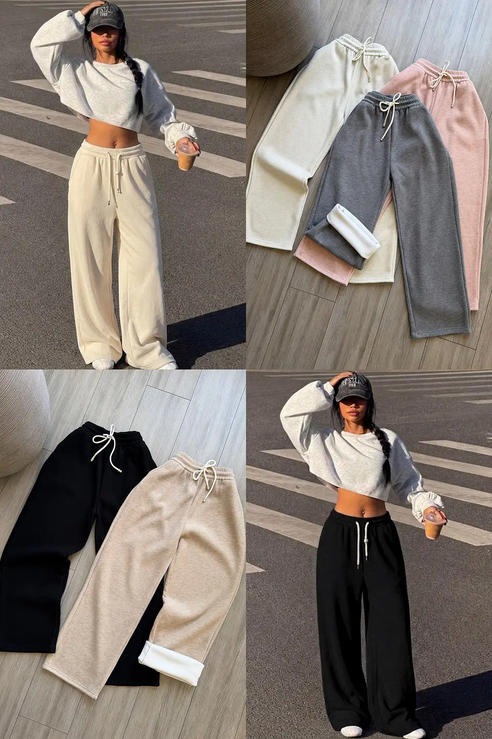 Pantalón de buzo con polar 1