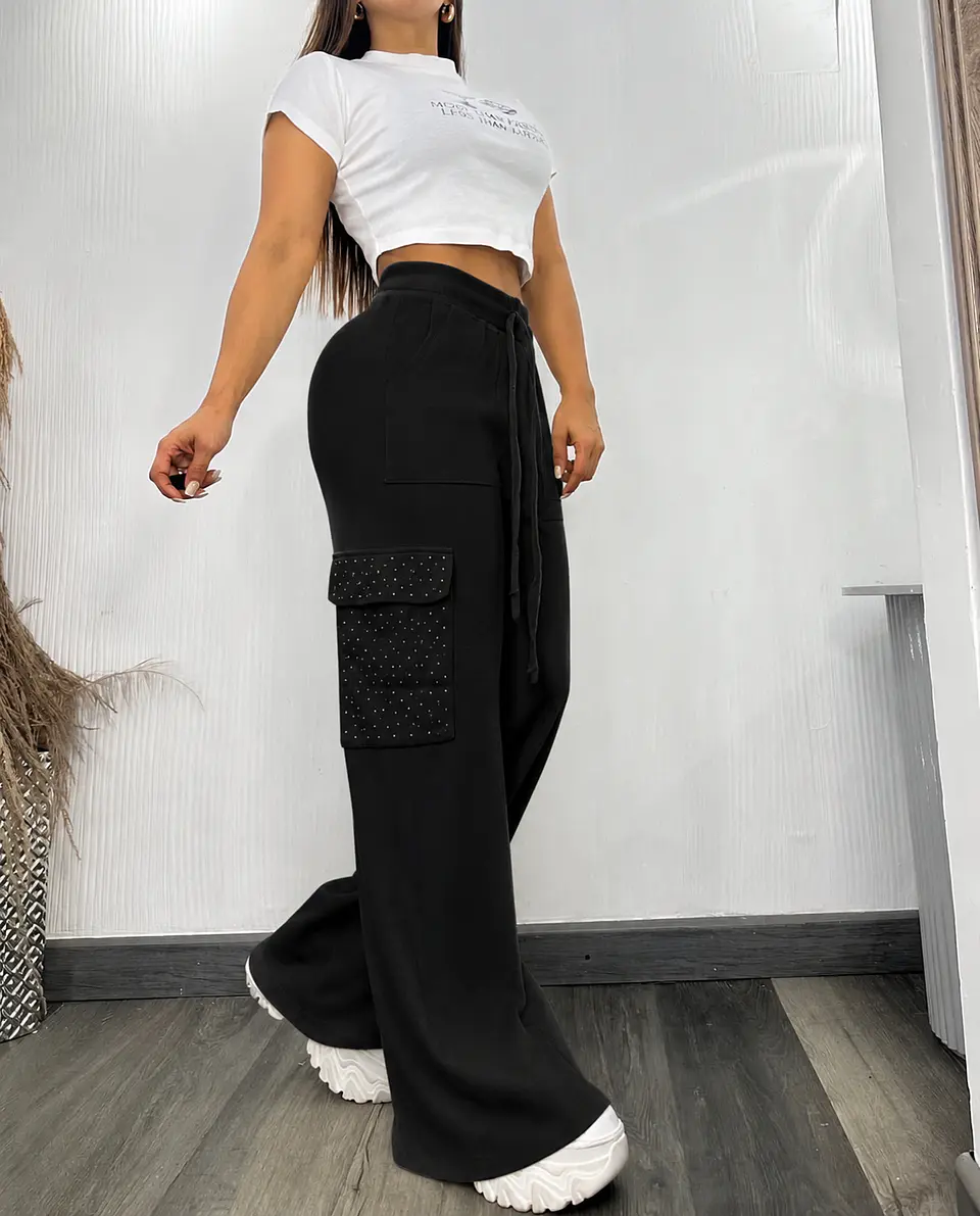 Pantalón cargo lanilla 2
