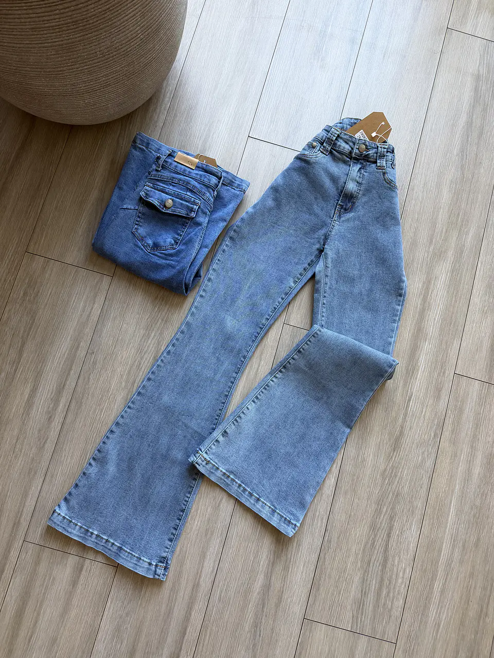 Jeans flare cargo  5