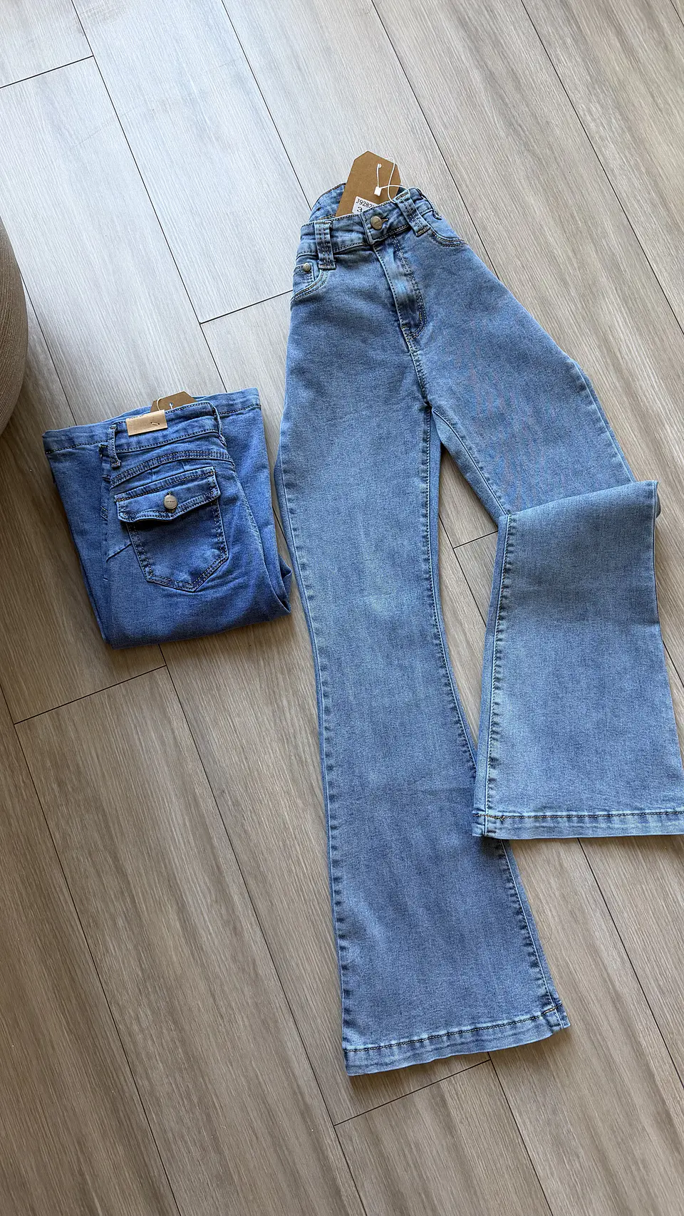 Jeans flare cargo  6