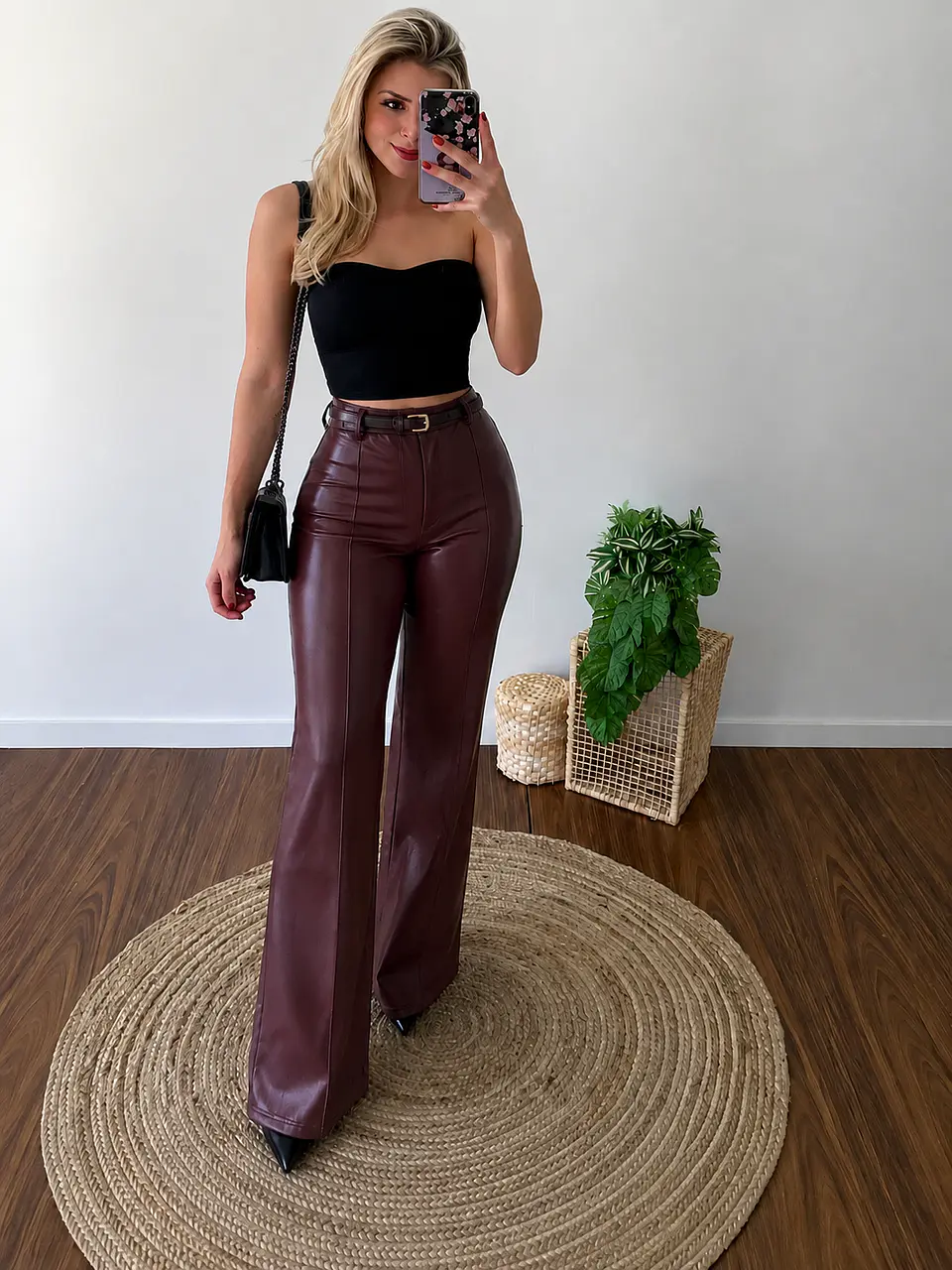 Pantalón simil cuero extra elastizado  3