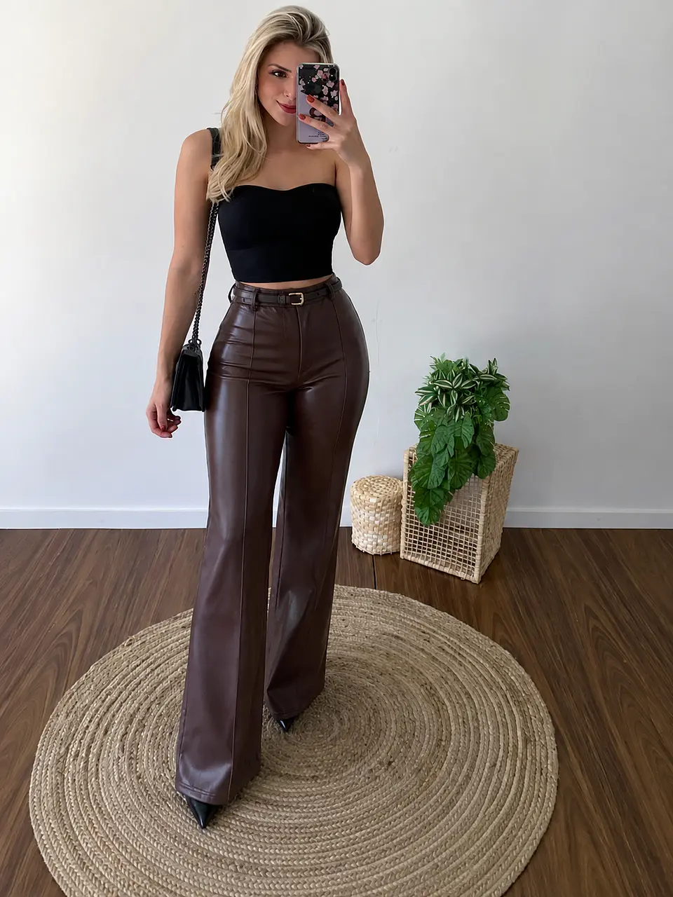 Pantalón simil cuero extra elastizado  5