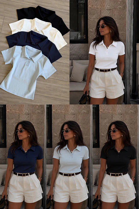 Polera polo 