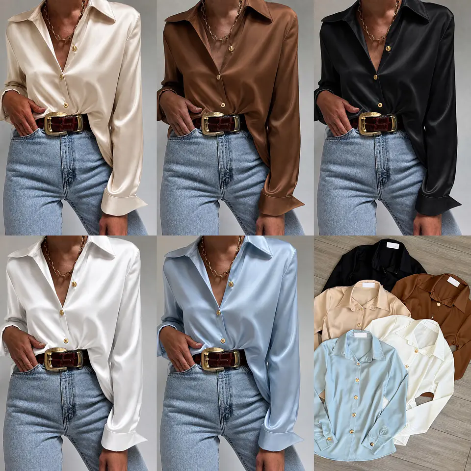 Camisa satinada  2
