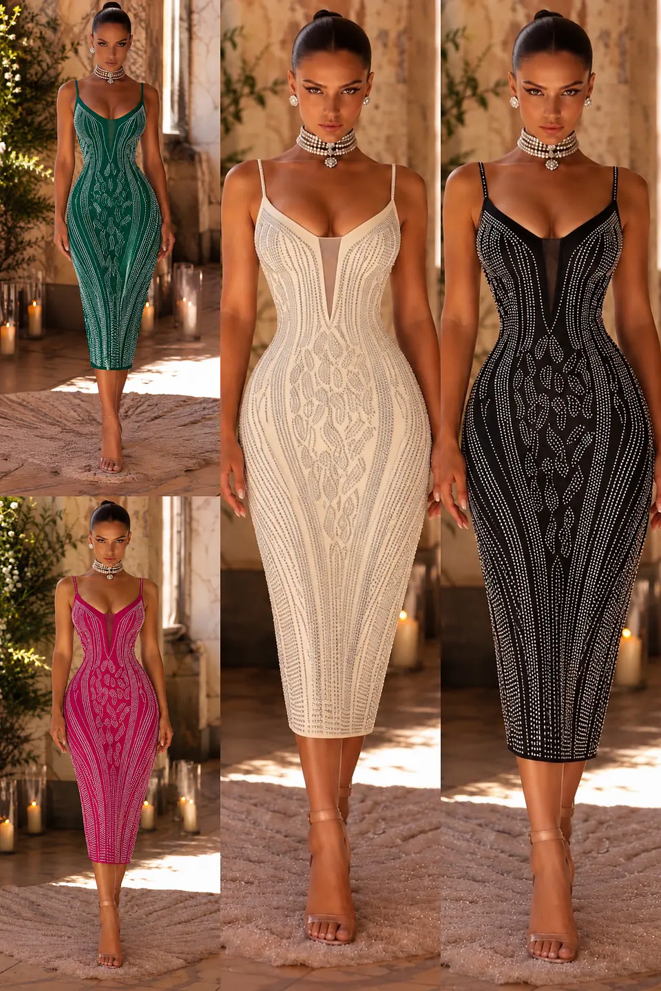 Vestido Piedreria 6