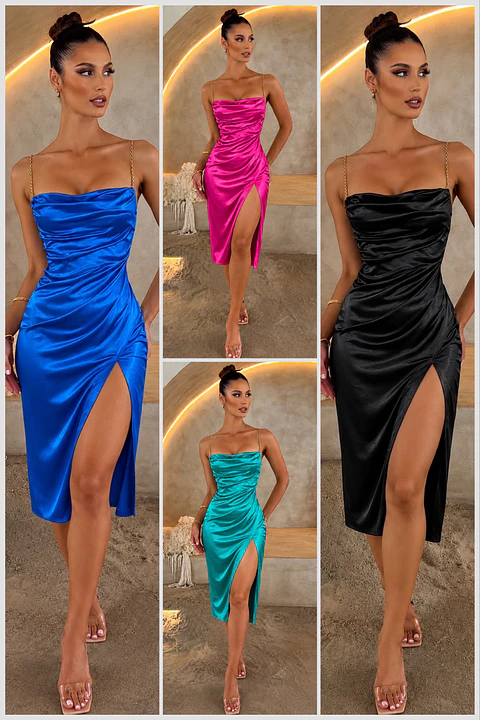 Vestido satinado 