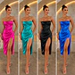 Vestido satinado  - Miniatura 8